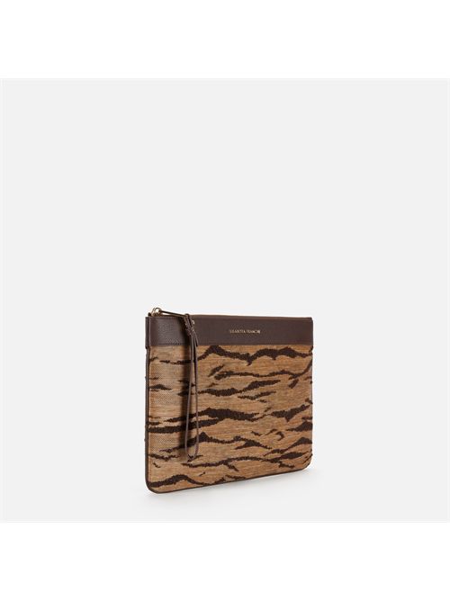 Busta con stampa tigre ELISABETTA FRANCHI | BS12A62E2/470